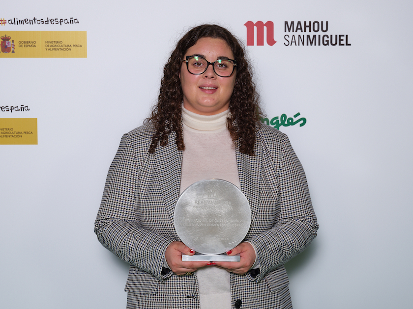 María Maceiras ha recibido el Premio Talento Joven Alimentos de España