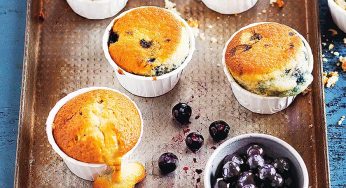 Muffins con arándanos