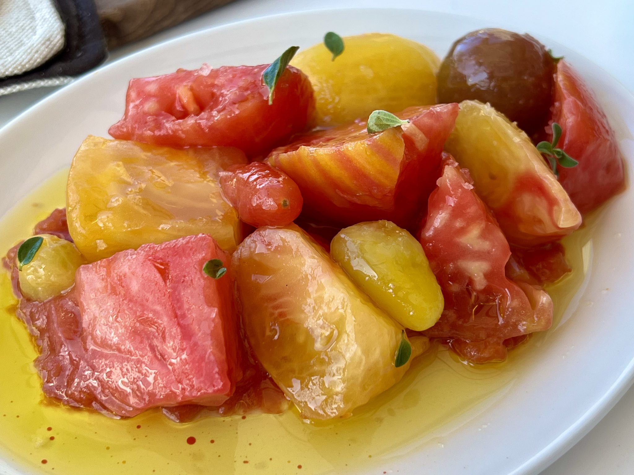 Tomate y tomatada de Muka (San Sebastián)