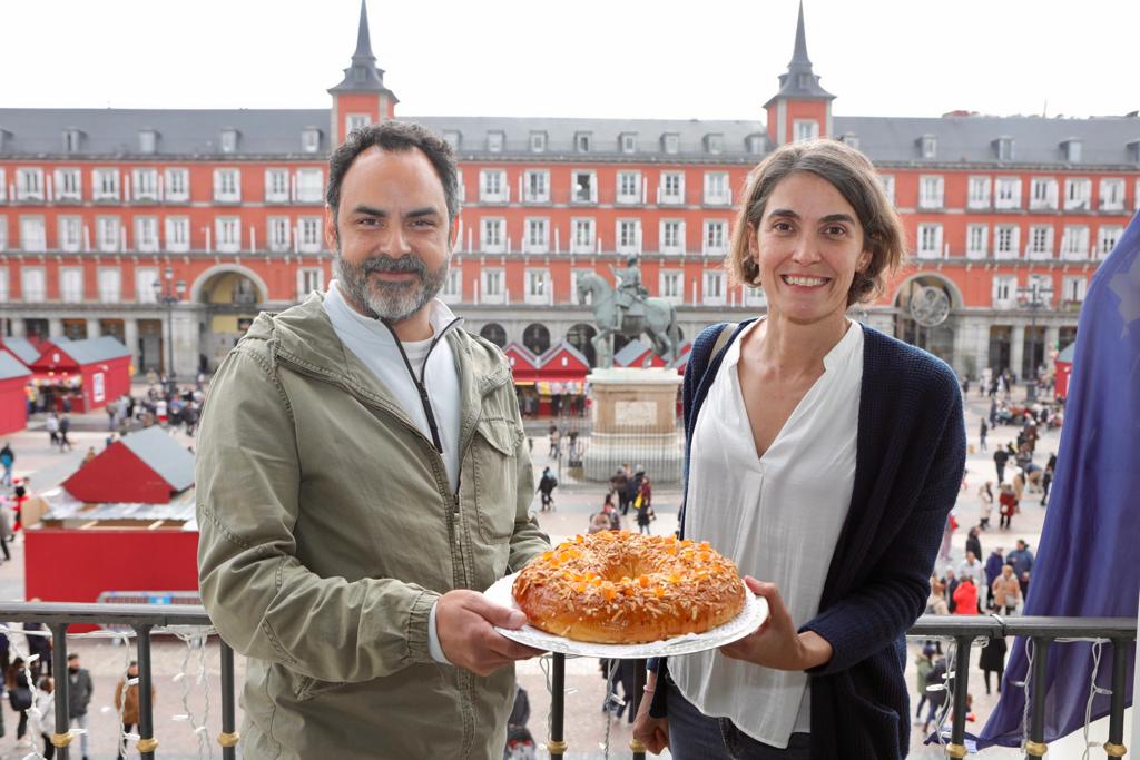 Norman Pérez y Elena, de Panod con el mejor roscón de Madrid