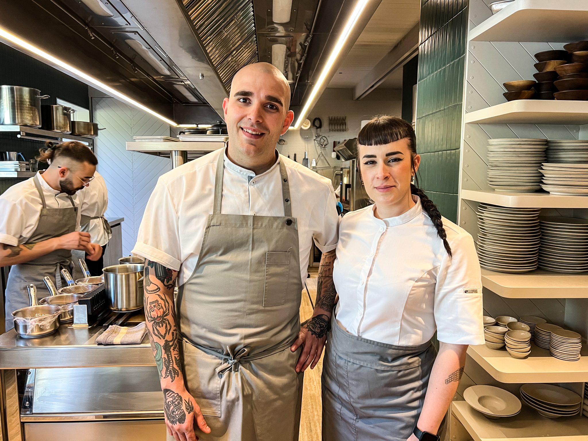 Cocineros Jóvenes de Madrid. Osa, Jorge Muños y Sara Peral