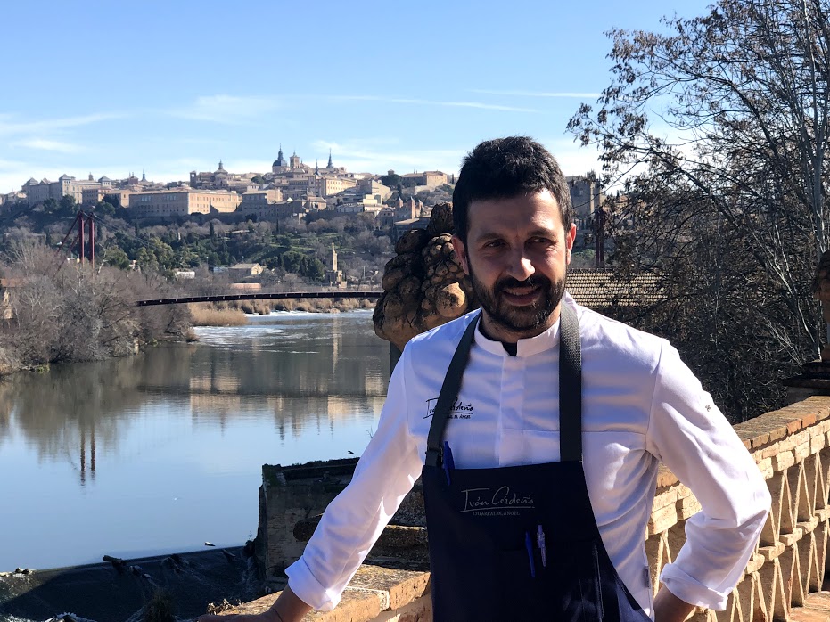 Iván Cerdeño Cigarral del Ángel con Toledo al fondo