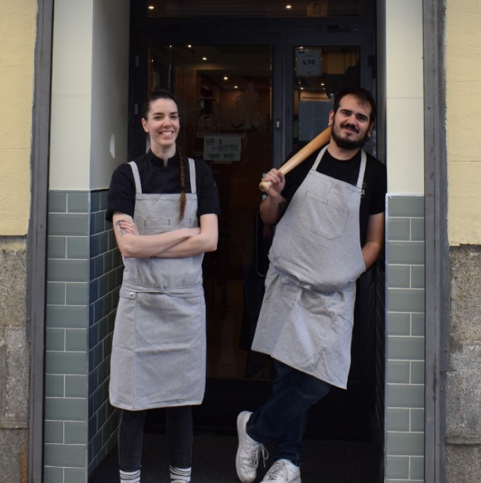 Cocineros Jóvenes de Madrid. La llorería. José Certruchas y Carmen Altri