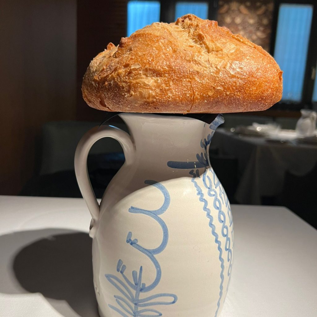 El pan en los restaurantes