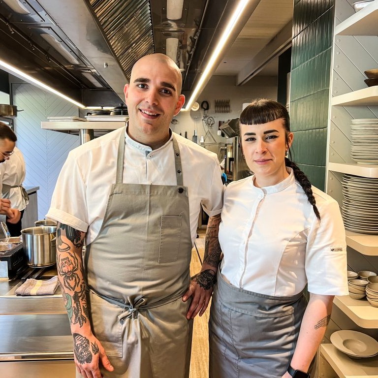 Jorge Muñoz y Sara Peral premio Pastelero Revelación 2024