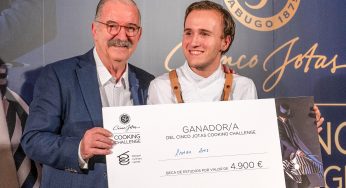Andreu Ares, ganador del Cinco Jotas Cooking Challenge