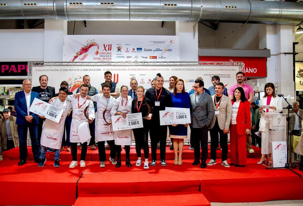 Ganadores del Concurso Internacional de Cocina Creativa de la Gamba Roja de Dénia