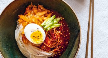 Fideos fríos con Kimichi