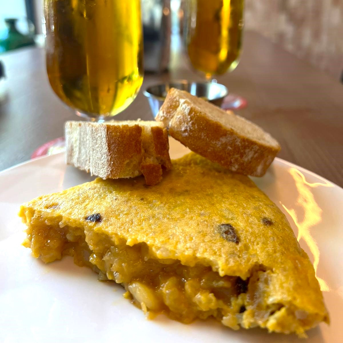 Tapas en Madrid. Tortilla en Varro