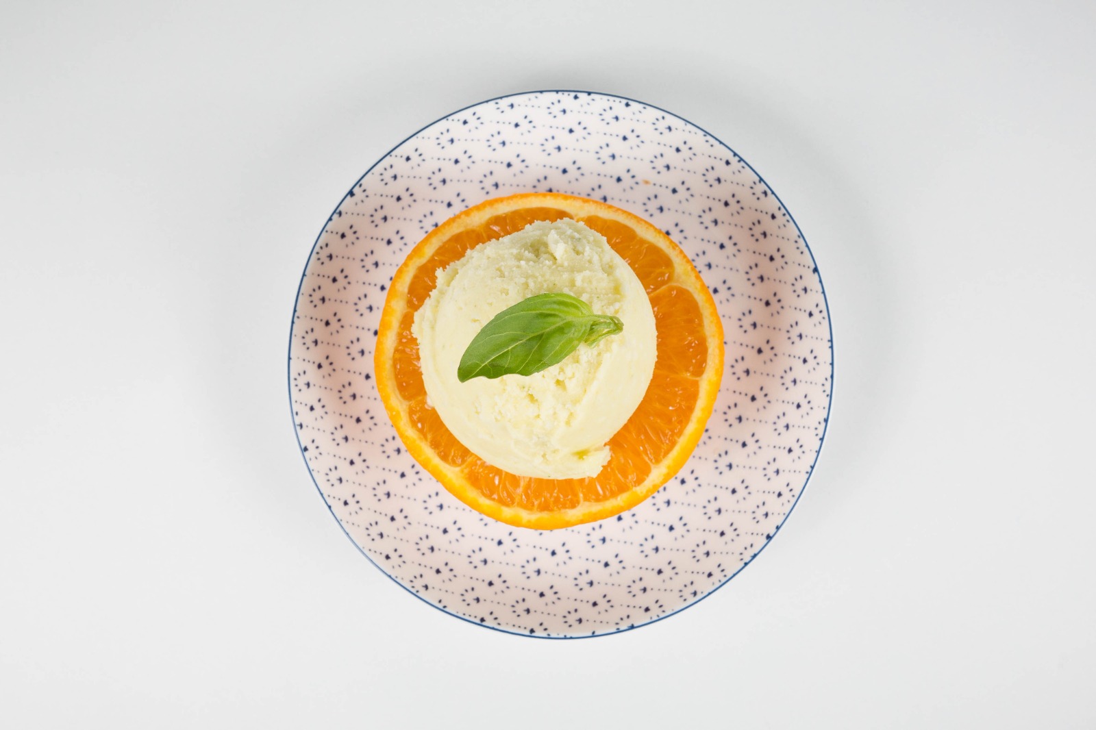 Helados artesanos: sorbete de naranja salustiana