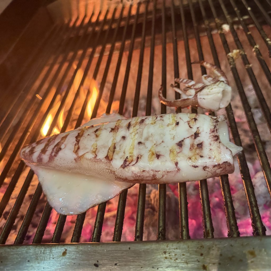 Aviva (Benalmádena) calamar a la parrilla