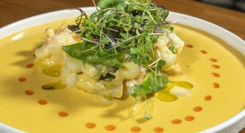 Som Tam de cigalas al ají amarillo del restaurante Latasia