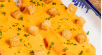 Pimientos rojos rellenos de brandada de bacalao