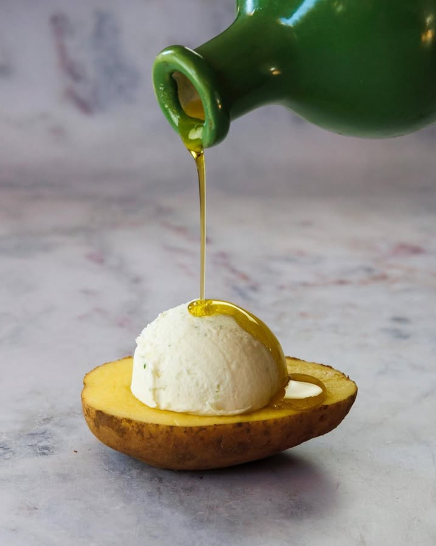 Fernando Sáenz helados innovadores: papas aliñás