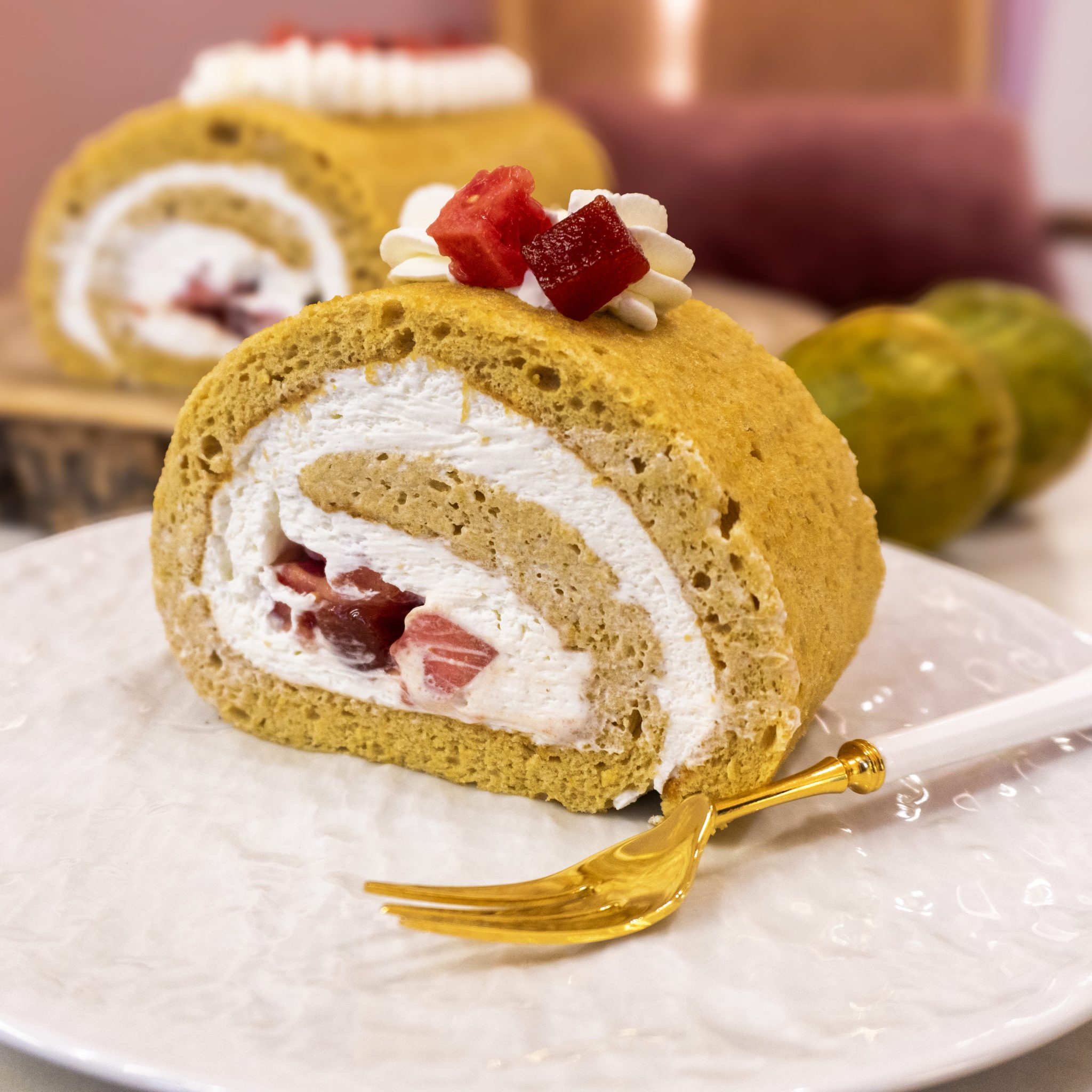 roll cake guayaba