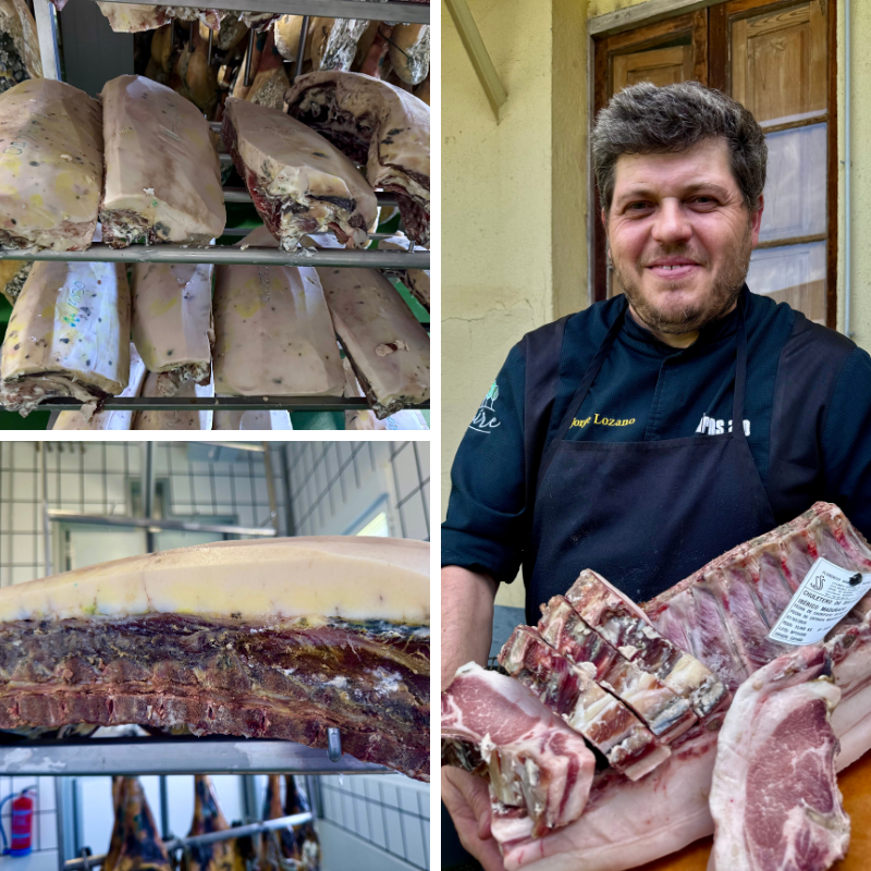 Chuletas maduradas de cerdo ibérico Fisán