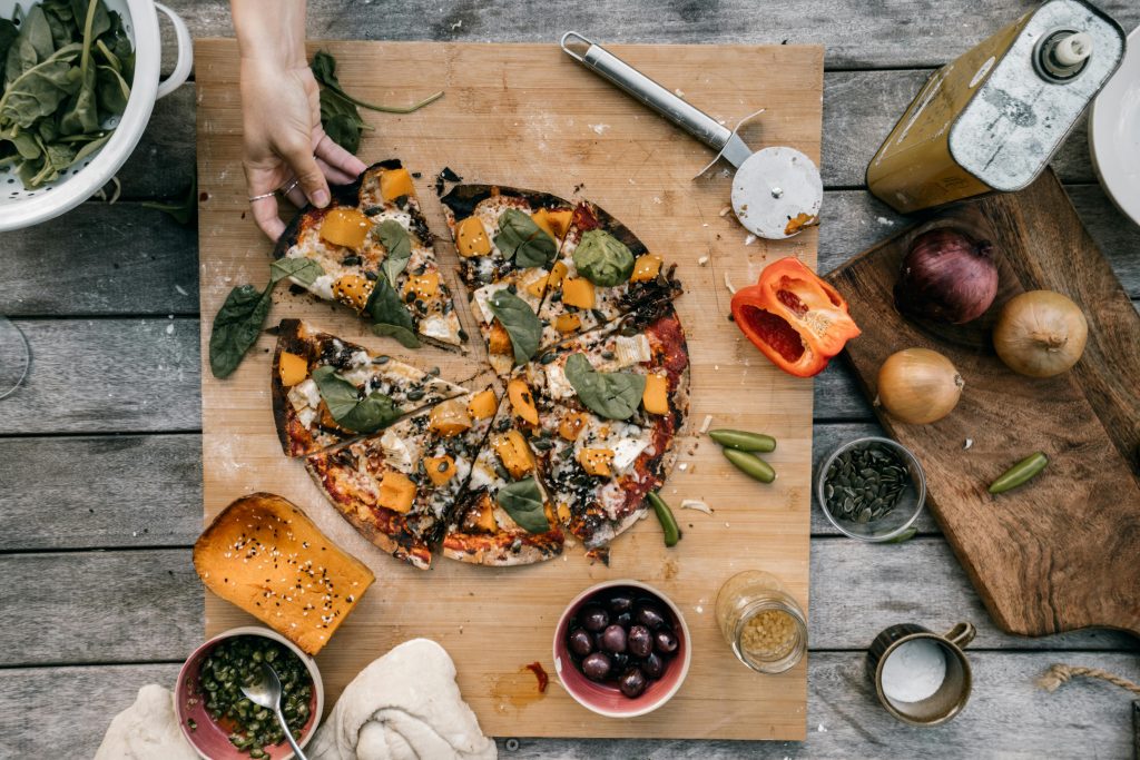 pizza vegana