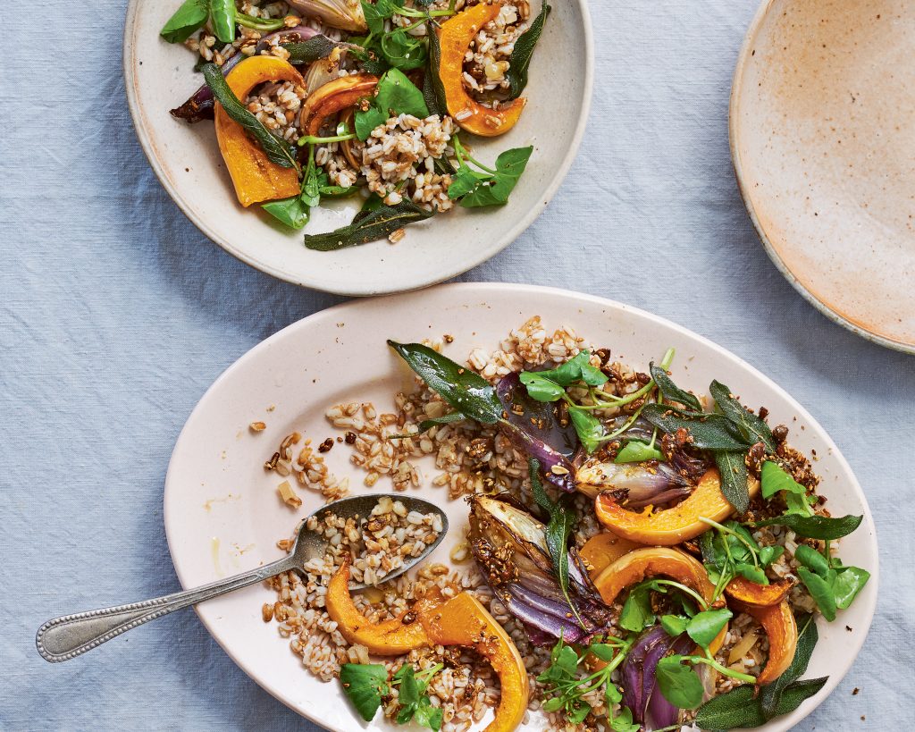 ensalada de calabaza asada