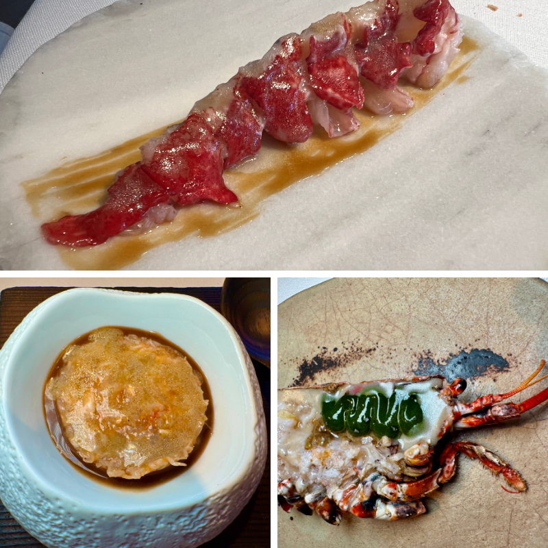 Asador O'Pazo (Padrón) Trilogía de bogavante