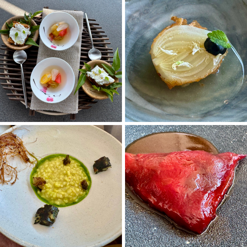 Culler de Pau (O Grove) Platos con verduras