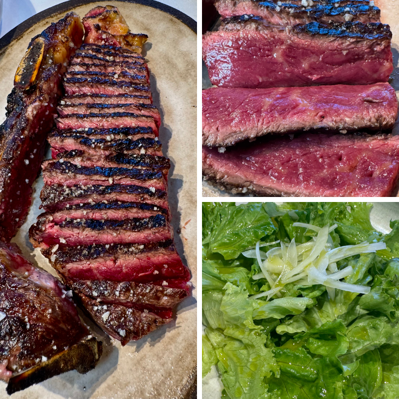 Asador O'Pazo (Padrón) Chuleta de vaca rubia gallega