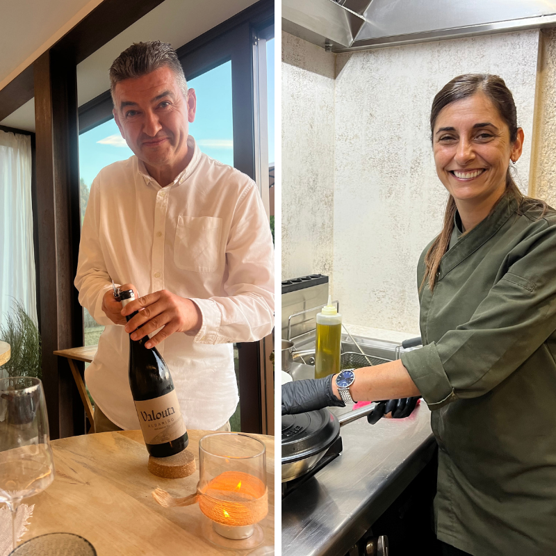 Balrés Hotel Gourmet: Rafa Varela y silvia Facal