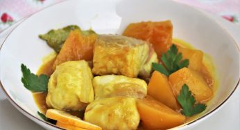 Cazón en amarillo al estilo de Cádiz