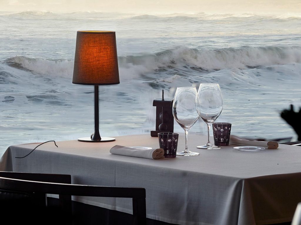 Restaurantes con vistas al Cantábrico