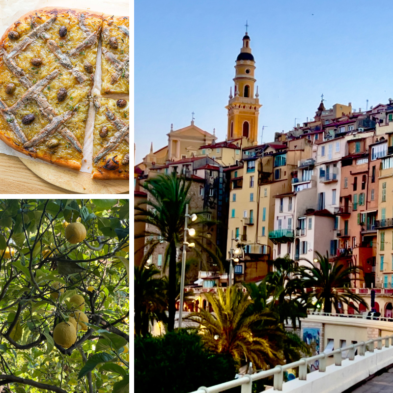 Costa Azul, Menton, comida y limones